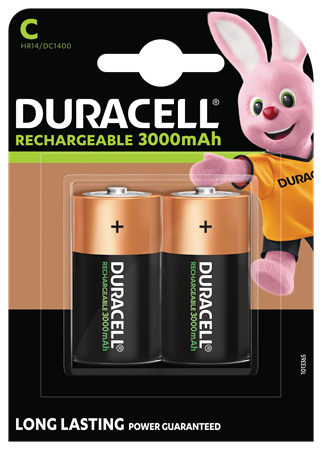 Duracell Rechargeable C 3000maAh 10x2-p